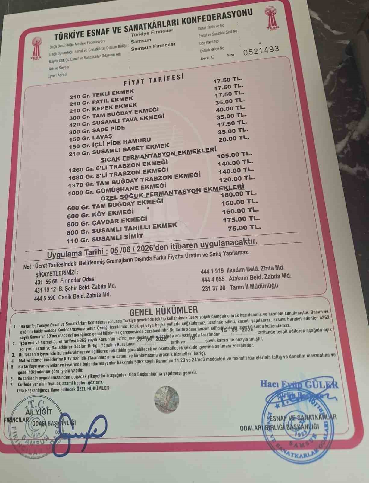 samsun-da-ekmek-17-5-tl-oldu