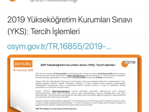 Yks Tercih Kılavuzu Yayınlandı
