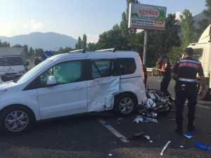 Köyceğiz’de Otomobil İle Motosiklet Çarpıştı; 2 Yaralı