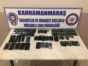 Kahramanmaraş’ta Kaçak Cep Telefonu Operasyonu