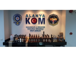 Alanya’da Kaçak Ve Sahte İçki Operasyonu