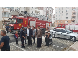 Konya’da Apartmanda Yangın Paniği