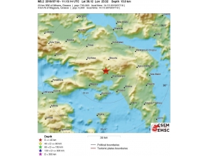 Yunanistan’da 5.3 Büyüklüğünde Deprem