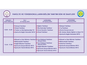 Harran Üniversitesi’nde Rehberlik Ve Tercih Günleri Başlıyor