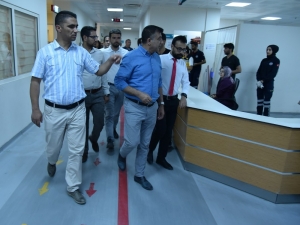 Müdür Sünnetçioğlu’ndan Erciş Devlet Hastanesine Ziyaret