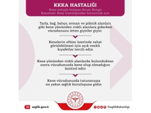 Bakanlıktan Kkka Uyarısı: “Açık Renk Giysiler Tercih Edin”