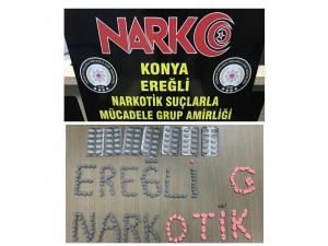 Ereğli’de Uyuşturucu Hap Ele Geçirildi
