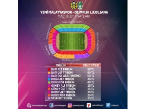 E.y Malatyaspor - Olimpija Ljubljana Maçının Biletleri Satışa Sunuldu