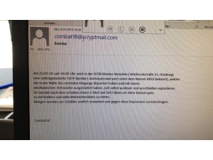 Almanya’da Ditib Camisine E-mail’le Bomba Tehdidi