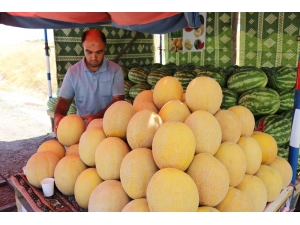 45 Derece Sıcakta Ekmek Parası Kazanıyor