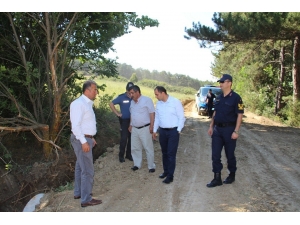 Dumlupınar’da Kızılcaköy Gölet Yolu Alt Yapı Çalışmaları Tamamlandı