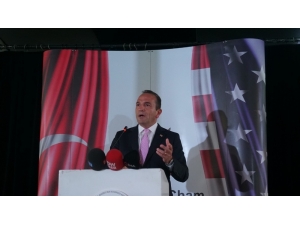 Abd’nin İlk Türk Belediye Başkanı İstranbul’da Gazetecilerle Bir Araya Geldi