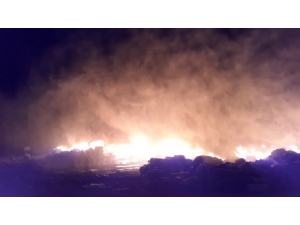 Geri Dönüşüm Deposunda Yangın