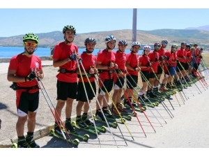 Tekerlekli Kayak Milli Takımı Bitlis’te Kampa Girdi