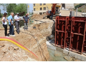 İnönü’de Kaptaj Çalışmaları Devam Ediyor