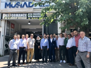 Manisa Müsiad Ak Parti’li Mersinli’yi Ağırladı