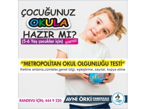 Çocukların Okula Hazır Olup Olmadığı Testle Belirleniyor