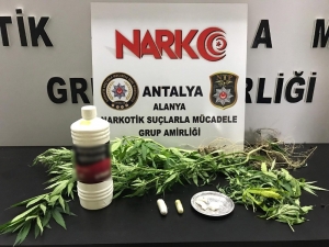 Alanya’da Uyuşturucu Operasyonu: 2 Gözaltı