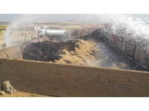 Kırşehir’de Mandırada Yangın Çıktı