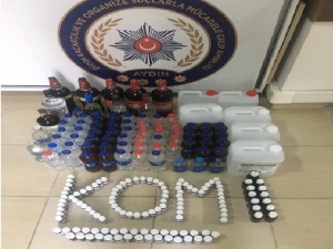 Didim’de Kaçak İçki Operasyonu