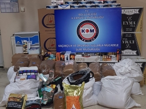 Bolu’da, Kaçak Sigara Operasyonu