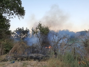 Karpuzlu’da Yangın