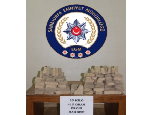 Şanlıurfa’da 35 Kilo Eroin Ele Geçirildi