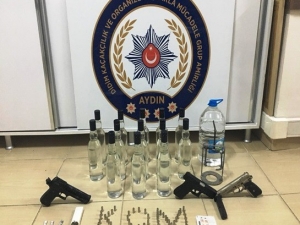 Didim’de Kaçak İçki Ve Uyuşturucu Operasyonu
