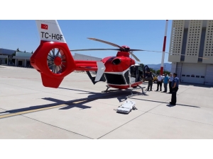 Ambulans Helikopter 74 Yaşındaki Hasta İçin Havalandı