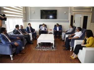 Başkan Genç,abb’yi Ağırladı