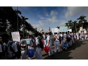 Hindistan’da İklim Değişikliğine Dikkat Yürüyüşü