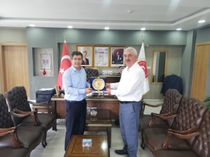 Rektör Taş, İl Genel Meclisi Başkanı Yılmaz İle Bir Araya Geldi