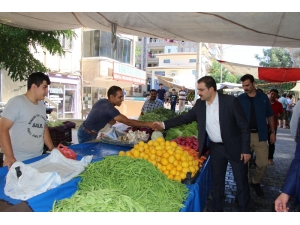 Canpolat Pazarcı Esnafı İle Buluştu