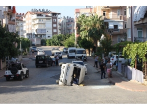 Manavgat’ta Trafik Kazası: 1 Yaralı