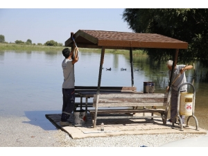 Döşemealtı Belediyesinden Kırkgöz Gölü’nde Temizlik