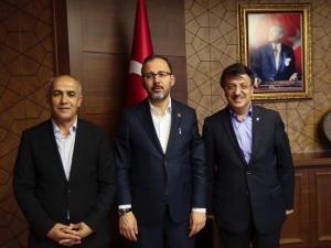 Başkan Türkmenoğlu, Bakan Kasapoğlu İle Görüştü