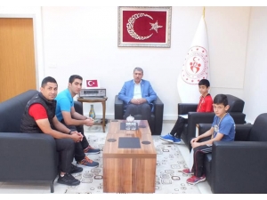 Dereceli Sporcular Tunç’u Ziyaret Etti