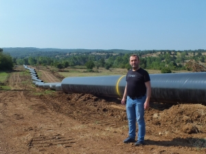 Başkan Soydan Azerbaycan - Avrupa Doğalgaz Boru Hattında İncelemelerde Bulundu