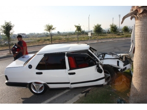 Manavgat’ta Trafik Kazası: 1 Yaralı