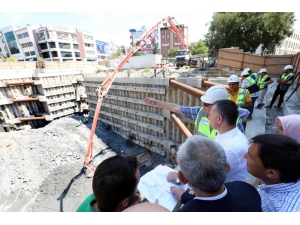 Başkan Büyükakın, Metro Çalışmalarını Yakından Takip Ediyor