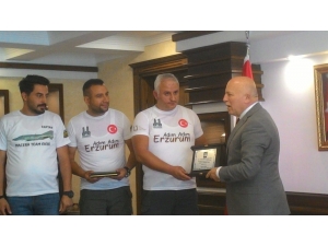 Başkan Sekmen, Macera Off Road Ve Doğa Sporları Kulübü Üyelerini Kabul Etti