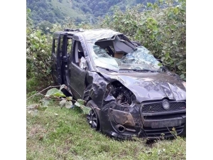 Ordu’da Hafif Ticari Araç Fındık Bahçesine Uçtu: 1 Ölü, 5 Yaralı
