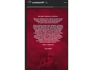 Yusuf Yazıcı’dan Trabzonspor’a Veda Mesajı