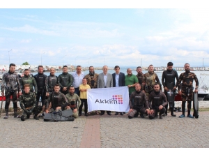 Yalovalı Zıpkıncılar Bu Kez Deniz Canlıları İçin Daldı