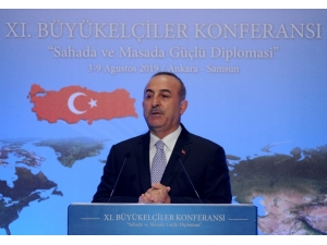 Bakan Çavuşoğlu,"terörle Mücadelede İki Yüzlülük Bitmeli" Dedi.