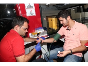 Belediye Personelinden Kan Bağışına Destek