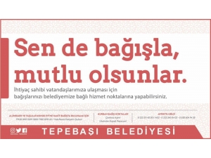 Tepebaşı Belediyesi Kurban Bağışlarını Kabul Edecek