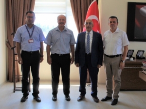 New York Tiran Üniversitesi Rektörü Prof. Dr. İsmail Kocayusufoğlu’ndan Rektör Murat’a Ziyaret