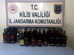 Kilis’te Kaçak İçki Operasyonu