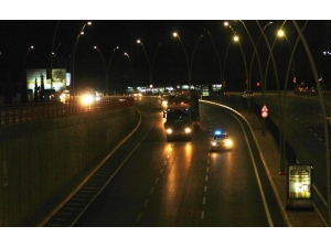 Suriye Sınırına Askeri Sevkiyat